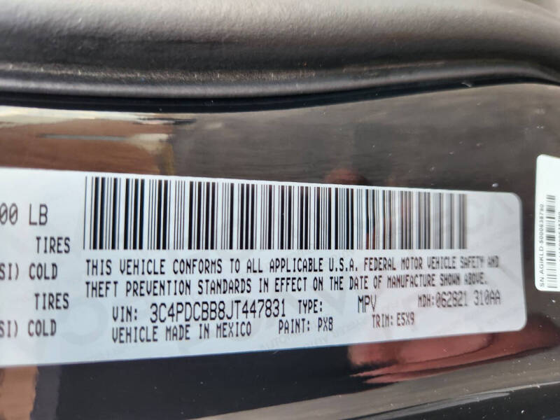 2018 Dodge Journey Black